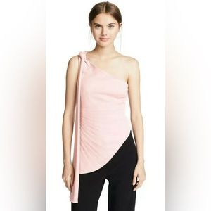 Brandon Maxwell asymmetric one shoulder top